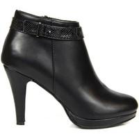 Vinceza Czarne Ocieplane NA Platformie women\'s Low Ankle Boots in black
