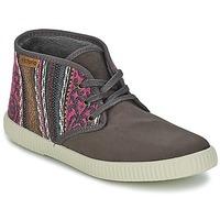 victoria 16701 womens shoes high top trainers in grey