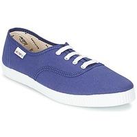 victoria inglesa lona womens shoes trainers in blue