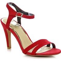 vinceza czerwone womens sandals in red