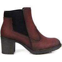 vinceza ocieplane bordowe na supku womens low ankle boots in multicolo ...