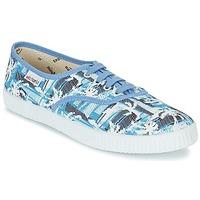 victoria ingles palmeras womens shoes trainers in blue