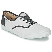 victoria inglesa lona detall contras womens shoes trainers in white