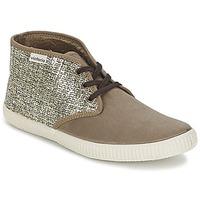 victoria tweed antelina womens shoes high top trainers in brown