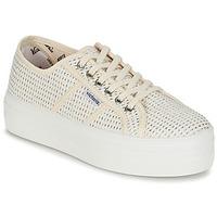 victoria blucher tejido lurex womens shoes trainers in beige