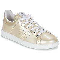 victoria deportivo vernise womens shoes trainers in gold