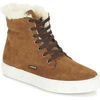 victoria bota blucher serraje womens shoes high top trainers in brown