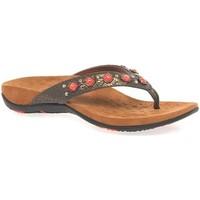 vionic floriana womens toe post sandals womens flip flops sandals shoe ...