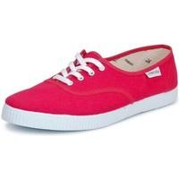 victoria chaussures 106613 rouge fresa womens shoes trainers in red