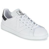 victoria deportivo basket piel womens shoes trainers in white