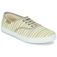 victoria ingles rayas discontinuas womens shoes trainers in yellow