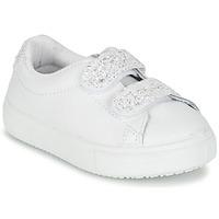 Victoria DEPORTIVO PIEL VELCROS GLITTER women\'s Shoes (Trainers) in white