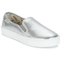 victoria slip on tej trenza metaliza womens slip ons shoes in silver