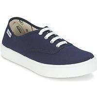 victoria ingles lona womens shoes trainers in blue