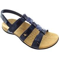 vionic amber womens sandals in blue