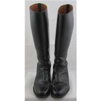 vintage gth 1971 size 8 black leather riding boots