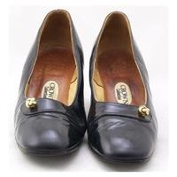 Vintage Lotus Crown Collection, size 7 black patent shoes