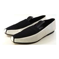 vintage mosquito loafers black and white size 35