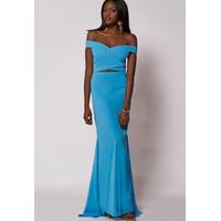 Virgos Lounge Dominic Maxi Dress In Powder Blue