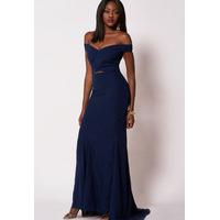 Virgos Lounge Dominic Maxi Dress In Navy