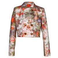 VIVIENNE WESTWOOD RED LABEL Distressed Floral Cropped Blazer Jacket