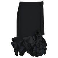 victoria by victoria beckham frill hem skirt