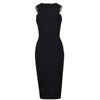 VICTORIA BECKHAM Denise Lace Trim Pencil Dress