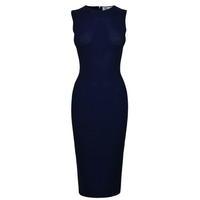 victoria beckham sleeveless pencil dress