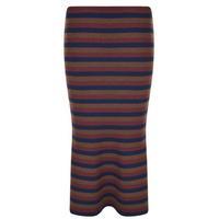 victoria beckham flared midi skirt