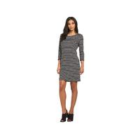 vila tinny stripe midi dress