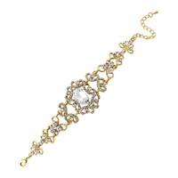 Vintage Gold Crystal Bracelet