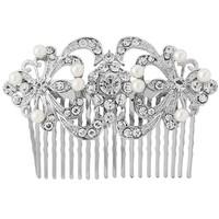 Vintage Pearl Hair Comb