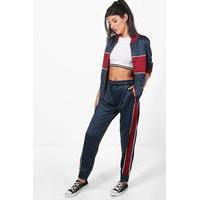 vintage sports tracksuit navy