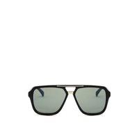 Vivienne Black Gloss Aviators