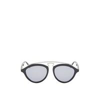 Viv Blue Tint Silver Frame Sunglasses