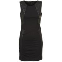 vila crimp womens dress in black