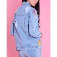 VINE - Embellished Denim Jacket