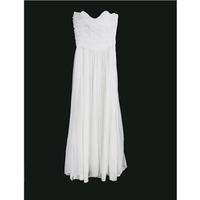 Vintage Original circa 1950s Graham Wren for Nettie Vogues Size UK 4 approx Marilyn Monroe 50s Silk Wedding Dress