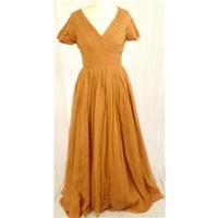 Vintage 1950\'s \'Hello Blossom!\' Size 10 Featuring A Elegant Rust Orange Prom Dress