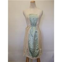 Vintage Pre 1900 Silk and Lace Apron size 6-8