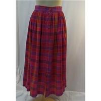 VINTAGE Lovely BHS skirt 14 - Pink, Purple, Yellow BHS - Size: 14