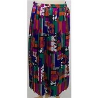 Vintage Alexon, size 14 multi-coloured pleated skirt