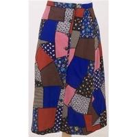 Vintage Handmade, size XS multi-coloured patchwork skirt