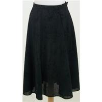Vintage 80\'s St Michael, size 12 black glittery skirt