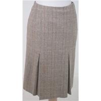 Vintage 70s Riddella Size S beige check skirt