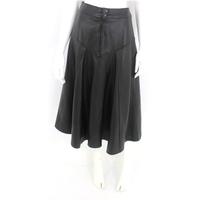 vintage circa 1990s creaciones amge size eu 44 uk 16 soft leather blac ...