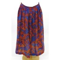 vintage 1990s liberty size 16 18 bright floral print skirt