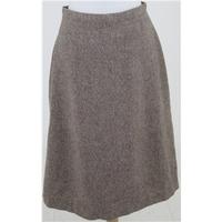 Vintage 80\'s BHS, size 14 brown woolen skirt