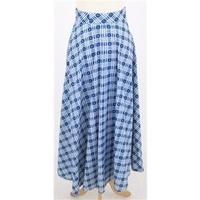 Vintage, Bluestocking by Beth Brett, size XS, blue checked skirt