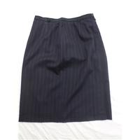 Viyella - Size 12 - Navy Blue - Skirt - Knee length skirt